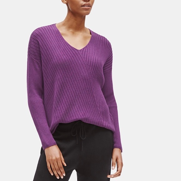 Eileen Fisher Tencel & Organic Cotton/Silk Top - Picture 3 of 6